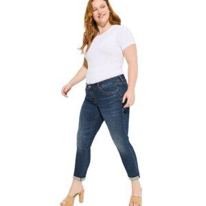 Torrid Boyfriend Straight Vintage Stretch Mid-Rise Jean, 22R